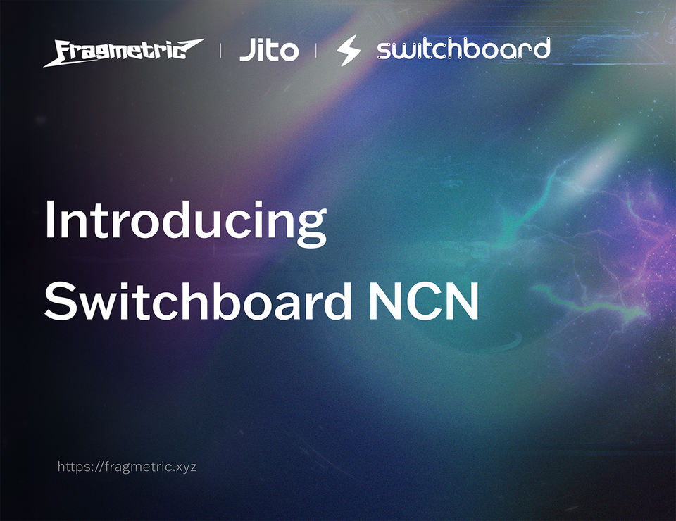 Fragmetric is integrated as the exclusive VRT provider for Switchboard NCN